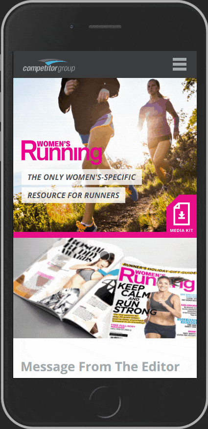 CGI Women's Running iPhone gif